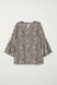 Блуза H&M 060657395 34 Леопардовий