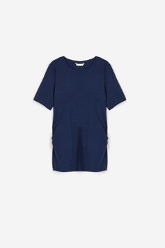 Футболка для беременных H&M 271090126_navy XS Темно-синий