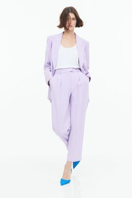 Штани H&M 271011909 38 Бузковий