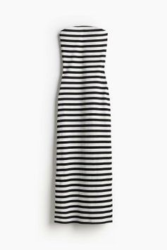 Сукня H&M 271216622 XS Білий/чорний