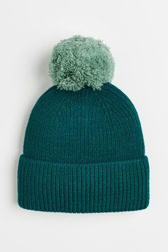 Шапка H&M 271100871 128 Темно-Зелений