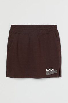 Юбка H&M 271019760 XS Коричневый