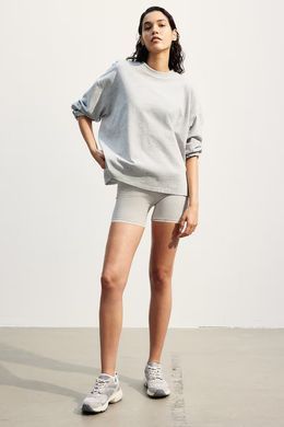 Шорти спортивні безшовні H&M 271223912_lightgrey S Світло-сірий
