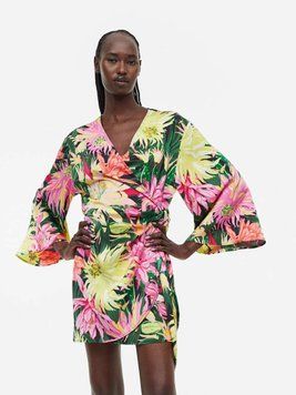 Платье H&M 271147534_multi S Комбинированный