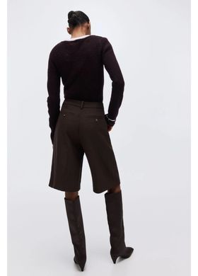 Шорти бермуди H&M 271288106 46 Коричневий