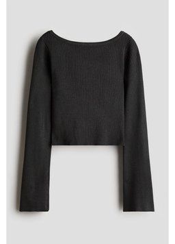 Джемпер H&M 271233808 158 Темно-сірий