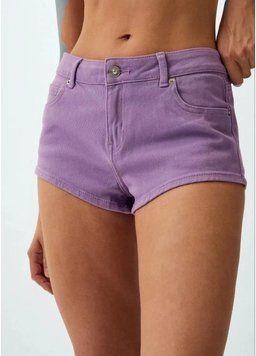 Шорти H&M 271047218 36 Фіолетовий
