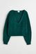 Свитер H&M 271100884 L Темно-Зеленый