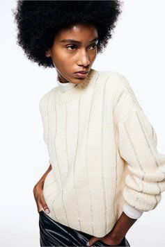 Джемпер H&M 271215839_cream S Кремовый