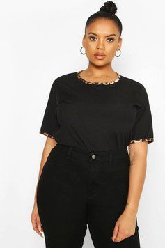 Футболка Boohoo PZZ66755_105_68 46 Черный
