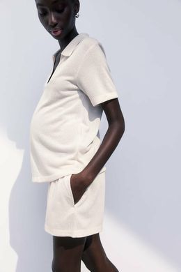 Шорти для вагітних H&M 271220763 S Кремовий