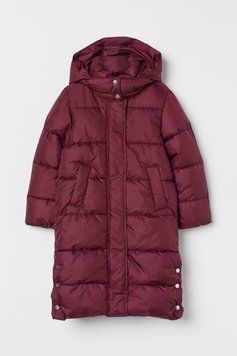 Куртка H&M 270976099 134 Бордовий