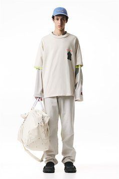 Футболка H2 HERON PRESTON H&M 271225979_cream M Кремовий/Малюнок