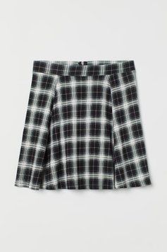 Юбка H&M 270984579 S Черный/Белый
