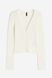Кардиган H&M 271163408_ cream S Кремовый