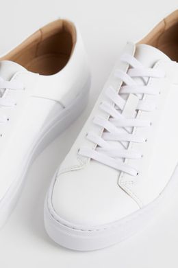 Кеды кожаные H&M 270538358 44 Белый