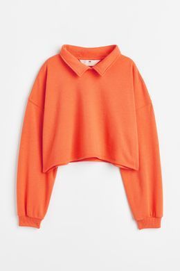 Свитшот укороченный H&M 061126691 146-152/10-12Y Оранжевый