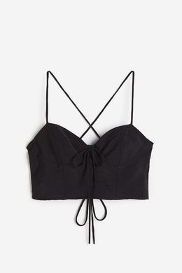 Топ H&M 271171299 38 Чорний