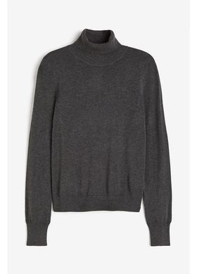 Джемпер водолазка H&M 271176748_grey M Сірий