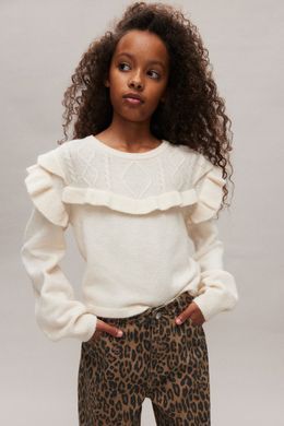 Джемпер H&M 271252836 158 Кремовий