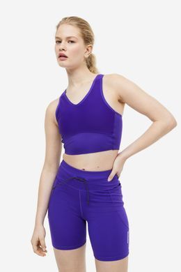 Топ спортивний H&M 061136411_violet S Фіолетовий
