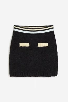 Юбка H&M 271221850 S Черный/Желтый/Голубой