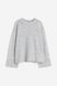 Джемпер H&M 271161784 XXS Світло-Сірий