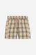 Шорты з льном H&M 271135257 122 Бежевый/Черный